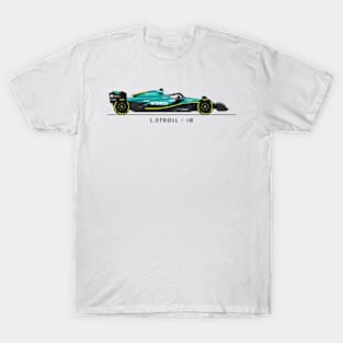 F1  Racing Lance Stroll 18 Aston Martin Fan shirt T-Shirt